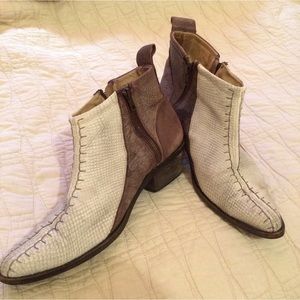 Free people leather booties